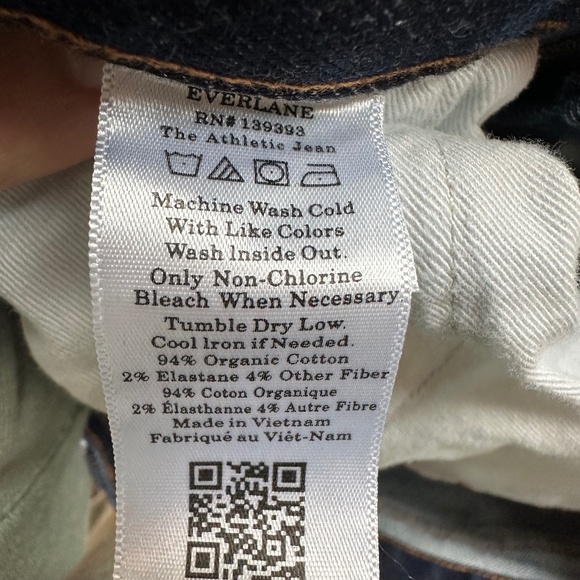 Everlane Uniform The Athletic 4-Way Stretch Organic Jean 34X34 - Picture 6 of 7